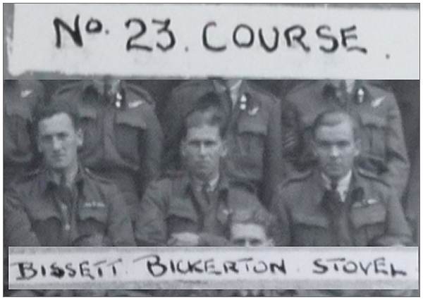 F/Sgt. George S. Bickerton with 22 OTU - 1942 - No. 23 Course