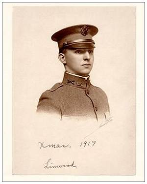 2nd Lt. George Linwood Jeffers - Father in Field Artillery uniform - Xmas 1917