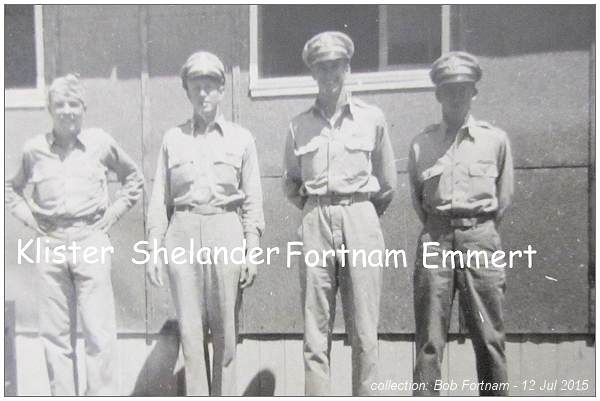 Four Officers - Klister, Shelander, Fortnam and Emmert