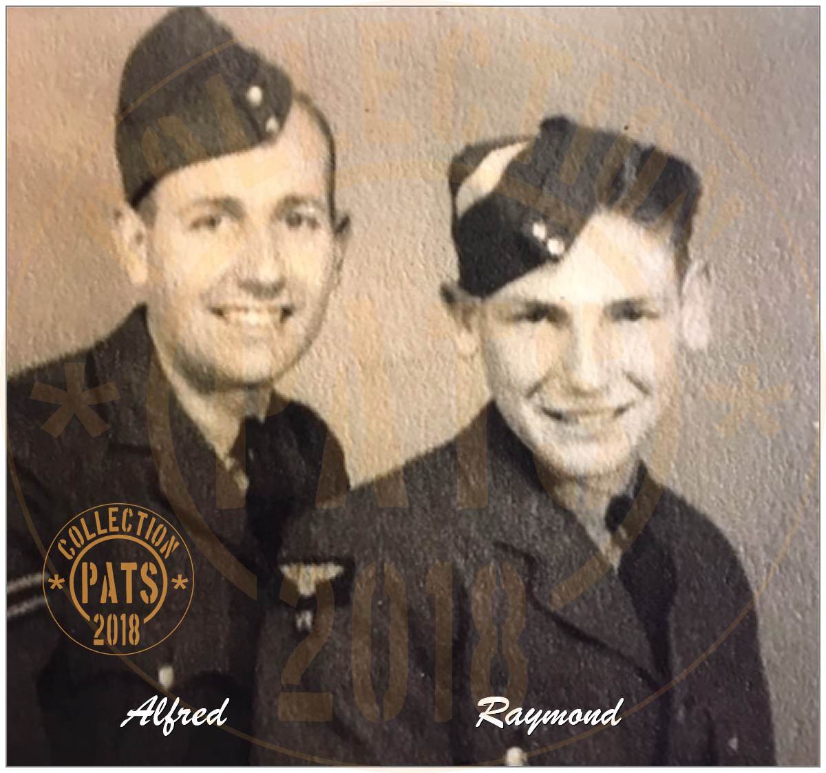 Flight Lieutenant Alfred E. Larcome and Flight Sergeant Raymond Larcome
