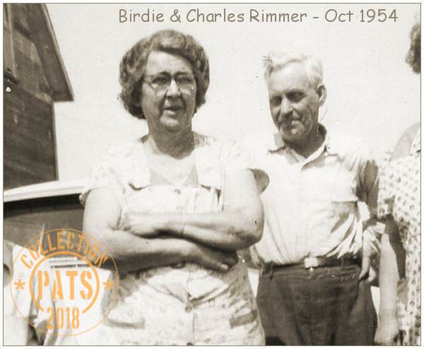 Birdie and Charles Rimmer - Oct 1954