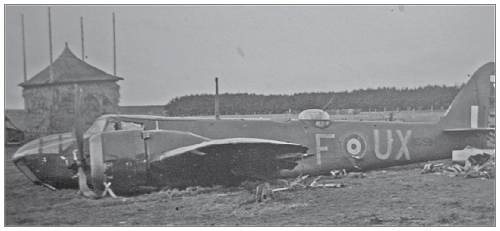 Blenheim Mk.IV - N3594 - UX-F - at crash location