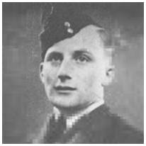 114266 - P/O. - Pilot - Christopher Ronald Frost - DFM - RAFVR - Age 25 - KIA - Bergen (NH) Cemetery - Grave 1-D-27