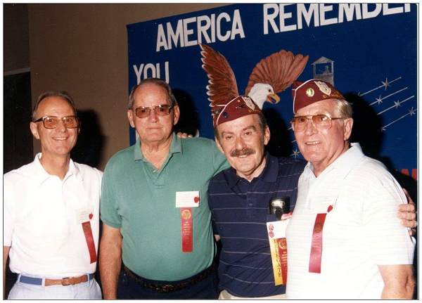 Cassill, Sharpless, Moses and Mosteller- POW Convention - 13 Jul 1986