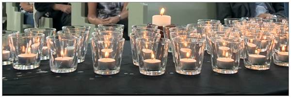 Commemoration candles - 11 Aug 2015 - 