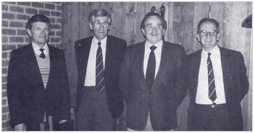 Four crew members in Nijverdal - 1986