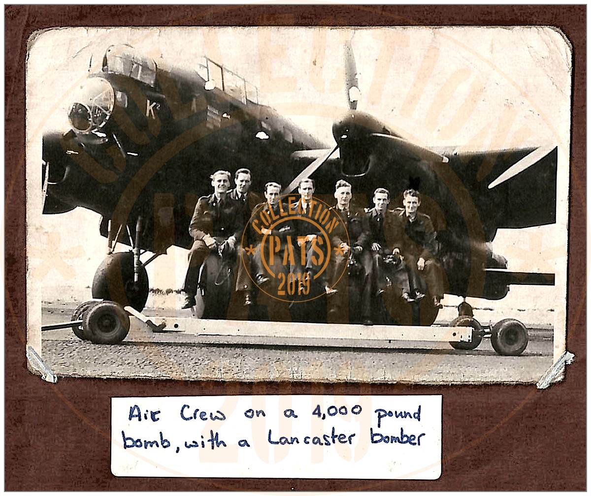 Coyne's original crew photo - donated and forwarded to his daughter Pat - 03 Mar 2019