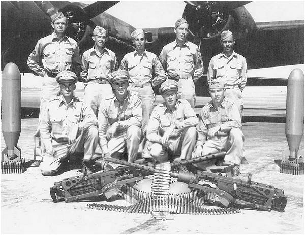 'Original' Crew Emmert - photo taken May 1943, USA - from Bob Fortnam's album