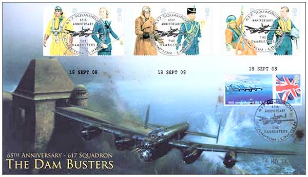 65th Anniversairy - 617 Squadron - Dambusters - signed - Fred Sutherland - 18 Sep 2008