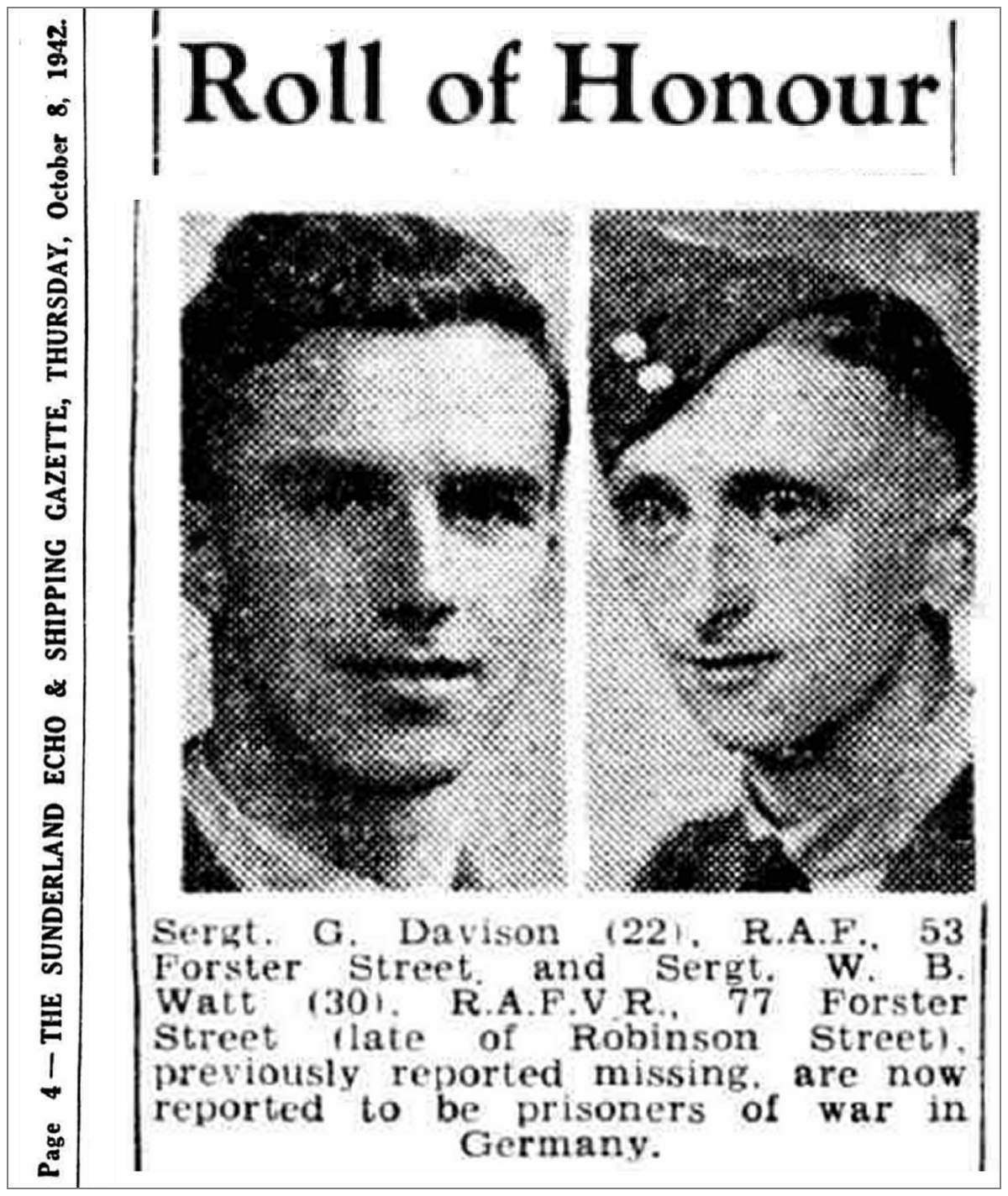 Roll of Honour - Davison - Watt - 08 Oct 1942 - page 4