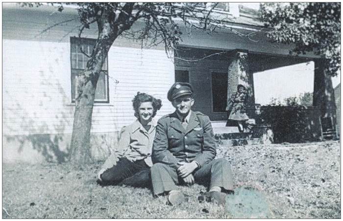 Milton with his sister Dixie - End of 1943