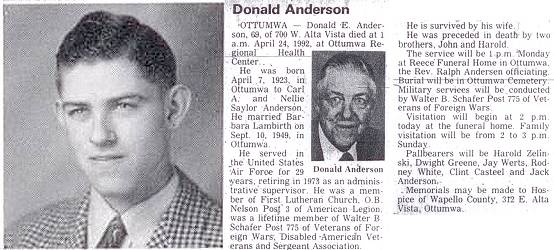 S/Sgt. Donald E. Anderson