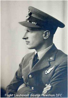 Flight Lt. George Newsham - DFC - Navigator