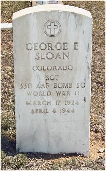 Headstone - Sgt. George Ellis Sloan - Springfield, CO, USA