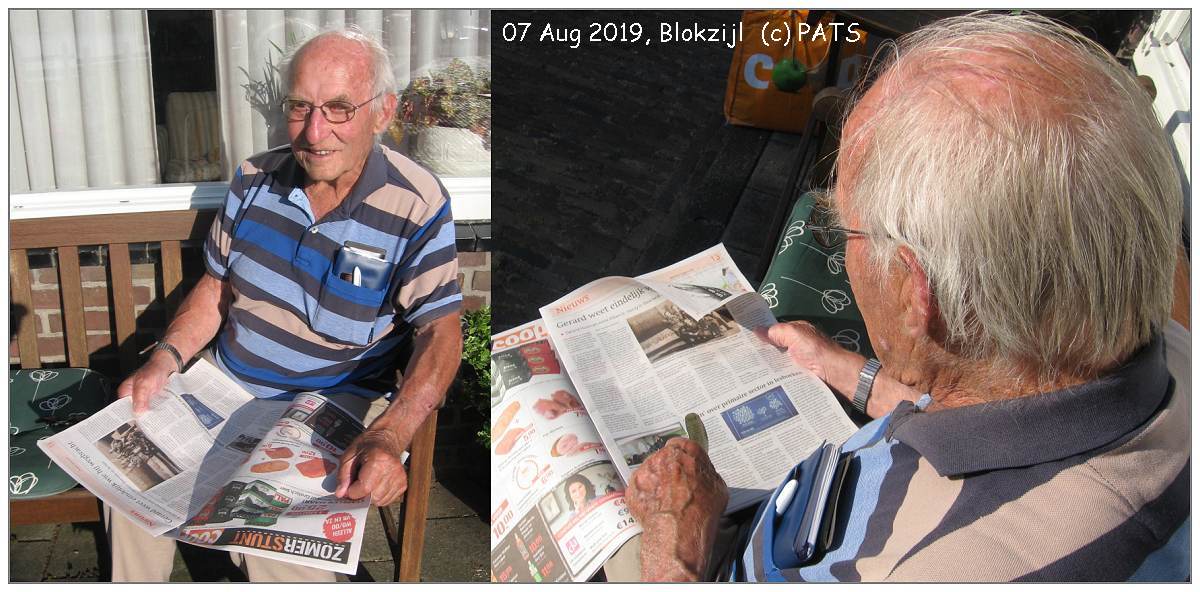 07 Aug 2019 - Gerard reads the article about Henry and LM333