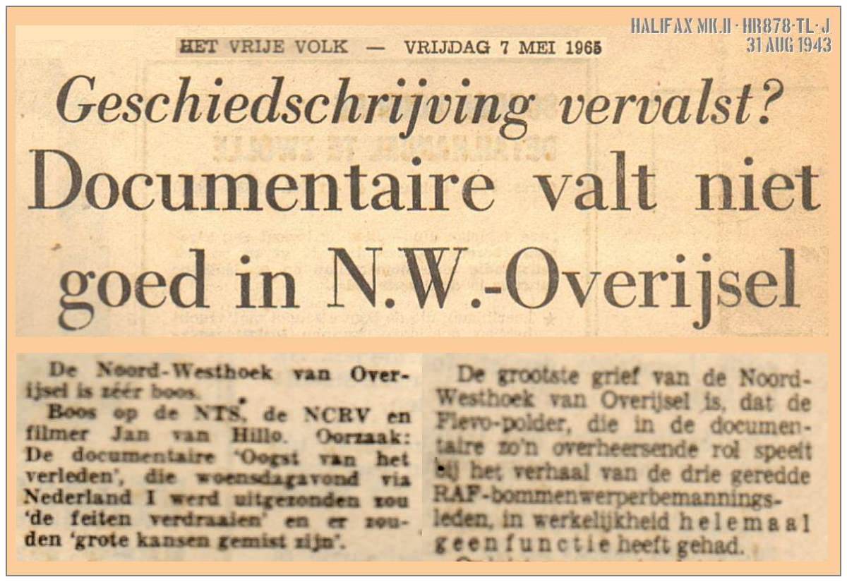 clip - Het Vrije Volk - 07 Mei 1965 - GESCHIEDVERSCHRIJVING