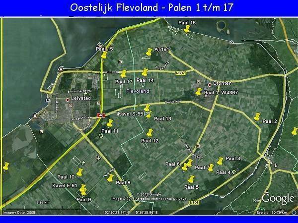 Oostelijk Flevoland - Kavels en Palen
