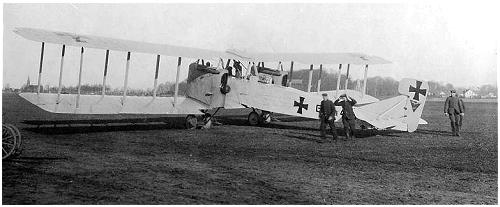 Gotha G IV 406/16 in Belgium 1917