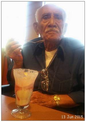 Gregorio Oliva - at the age of 94 - 13 Jun 2015