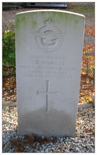 Sergeant - W.Operator / Air Gunner - Sydney Buchanan Hawley - RAFVR - Cemetery Oud-Avereest - 20 Oct 2010
