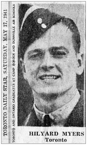 Toronto Daily Star, Saturday, May 17, May 1941 - page 21 - Hilyard Myers, Toronto