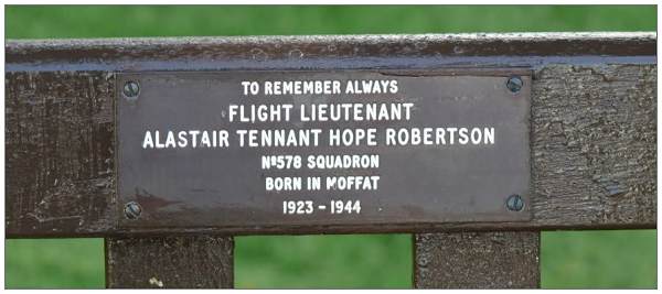 Hope-Robertson bench in Moffat