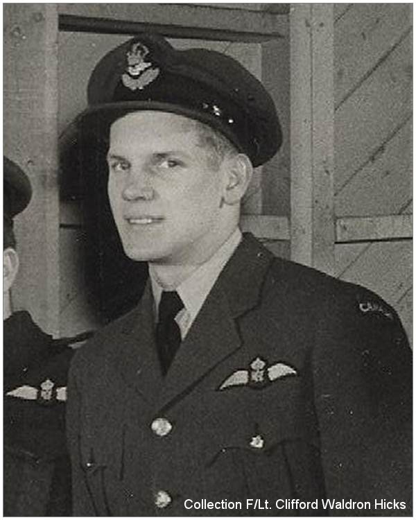 F/O. - R. W. Doidge - Collection - F/Lt. (Pilot) Clifford Waldron Hicks - via Bill Eull