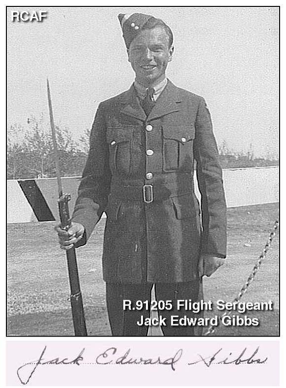 Flight Sergeant Jack Edward Gibbs - RCAF
