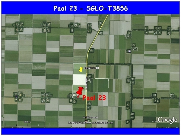 Kavel C-40 - Paal 23 - SGLO T3856