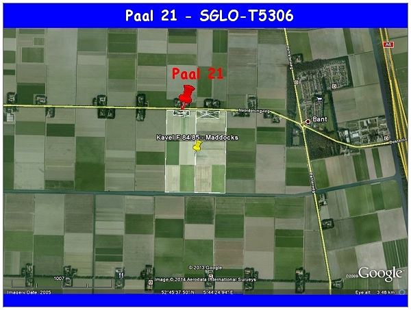 Kavel F84/85 - Paal 21 - SGLO T5306