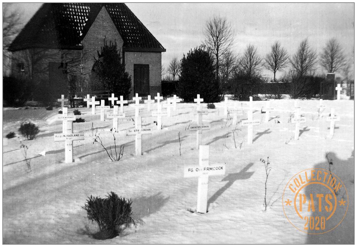 Lemmer Cemetery - post war - taken at wintertime