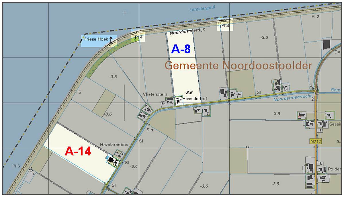 Location Kp 4/Pl 4 and A-8 - Noordermeerweg 61