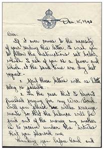 Letter - Sgt. R. Losa - 15 Dec 1943