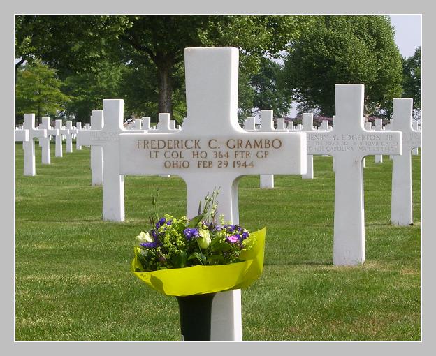 Frederick Charles Grambo - Netherlands American Cemetery-Margraten-Netherlands-May-2007