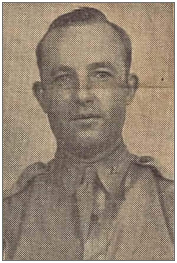 2nd Lt. Richard 'Dick' Harold Sperry - as in newspaper clip