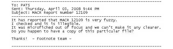 Question about MACR 12109 from Footnote Team