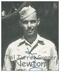 Newton as on crew photo - May 1943
