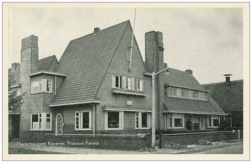 Marechaussee Kazerne, Nieuwe Pekela - Postcard
