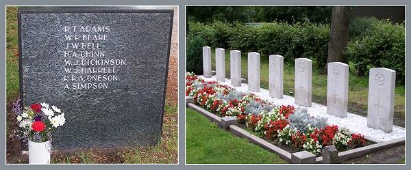 Noordwolde - Memorial plaque - Commonwealth War Graves