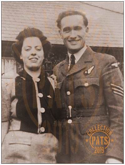 Sgt. James Leslie Osborne with his fiancée