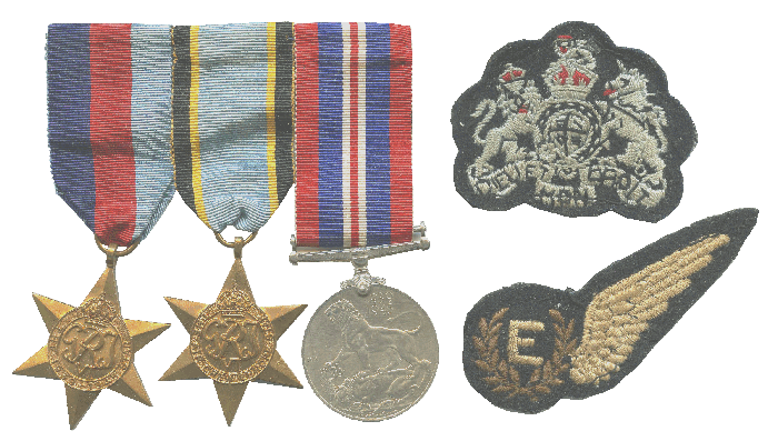 Memorabilia - Decorations - Awards - 1060706 - Sgt. - Flight Engineer - Otto Vance 'Paddy' Proctor - RAFVR
