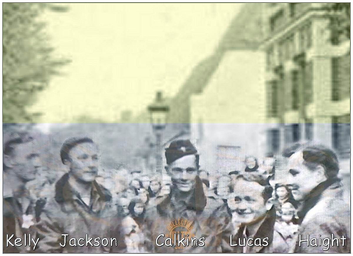 Panorama-collage - Liberation Vollenhove - near Hagensdorp, Sunday 15 Apr 1945