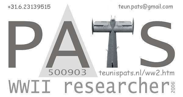 PATS - WWII researcher since 2006 - SGLO Member since Apr 2007