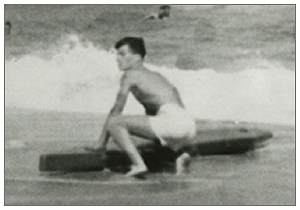 James Lonnie Peck - 1941 - on the beach of NC - courtesy CFM