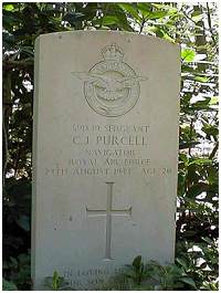 Headstone - Sgt. Cecil Joseph Purcell
