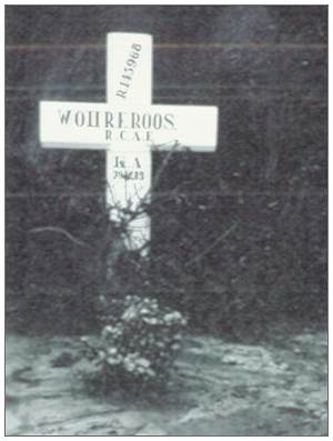 Grave memorial - Ruinerwold - R/145968 - Warrant Officer Class II - Robert Edward Roos - RCAF
