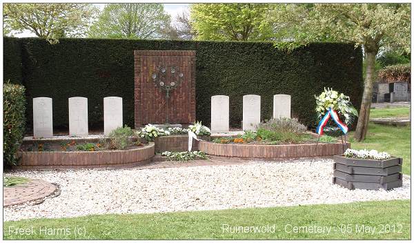 05 May 2012 - Ruinerwold Cemetery - War Graves - photo via Freek Harms