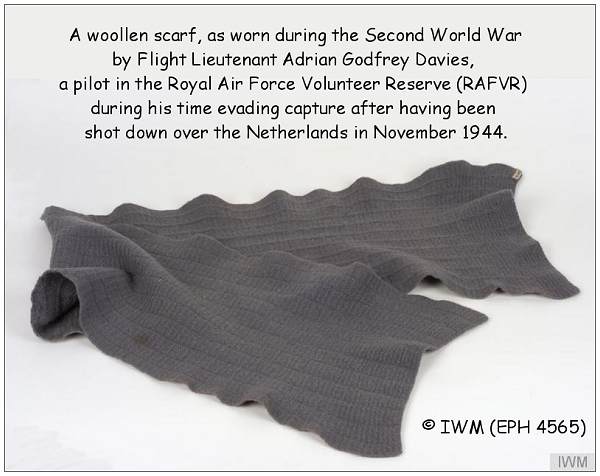 Scarf worn by Davies - (EPH 4565) - Imperial War Museum