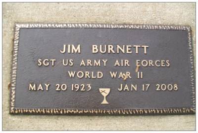 36698275 - Sgt. - Top Turret Gunner - James 'Jim' Frederick Burnett