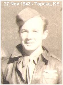 S/Sgt. John Earl Colwell - at Topeka, Kansas - 27 Nov 1943